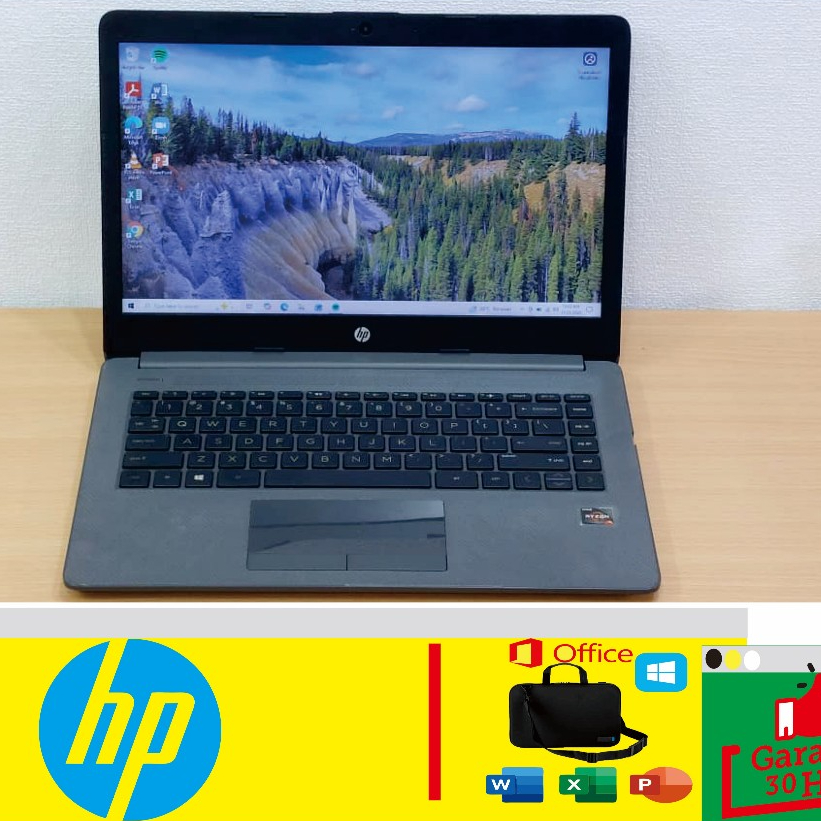 LAPTOP HP 245 g7 AMD RYZEN 5-3500U RAM 8GB SSD 256GB