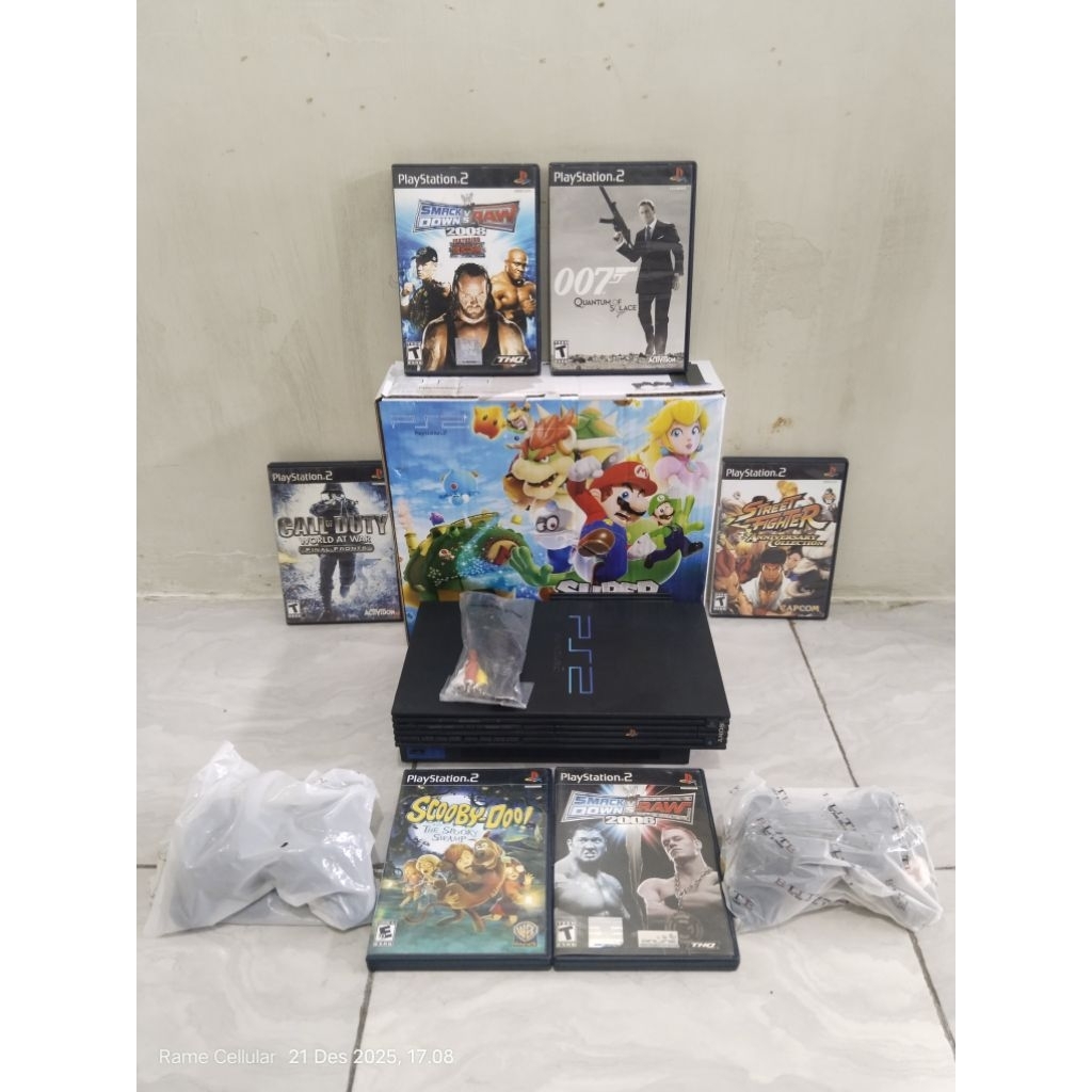 READY PS2 FAT ORIGINAL PABRIK | SUDAH PASANG MATRIX | BISA PLAY KASET GAME PS2 | BISA PLAY HARDISK I