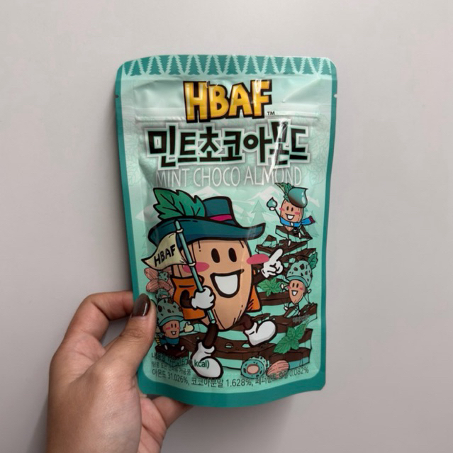 HBAF Mint Choco Almond 120gr ori Korea