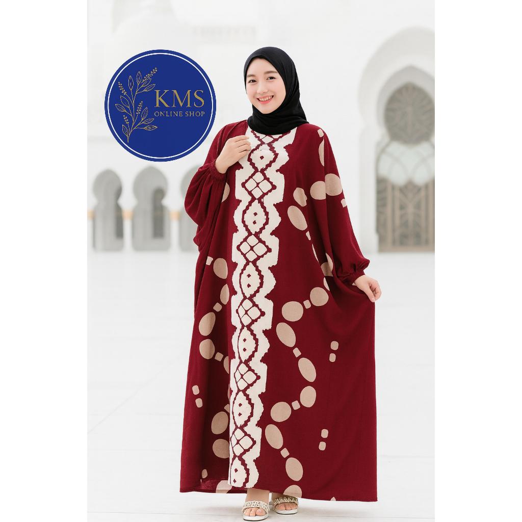 Gamis Batik Kaftan Lace – Rayon/Viscose Super Premium Cap Halus