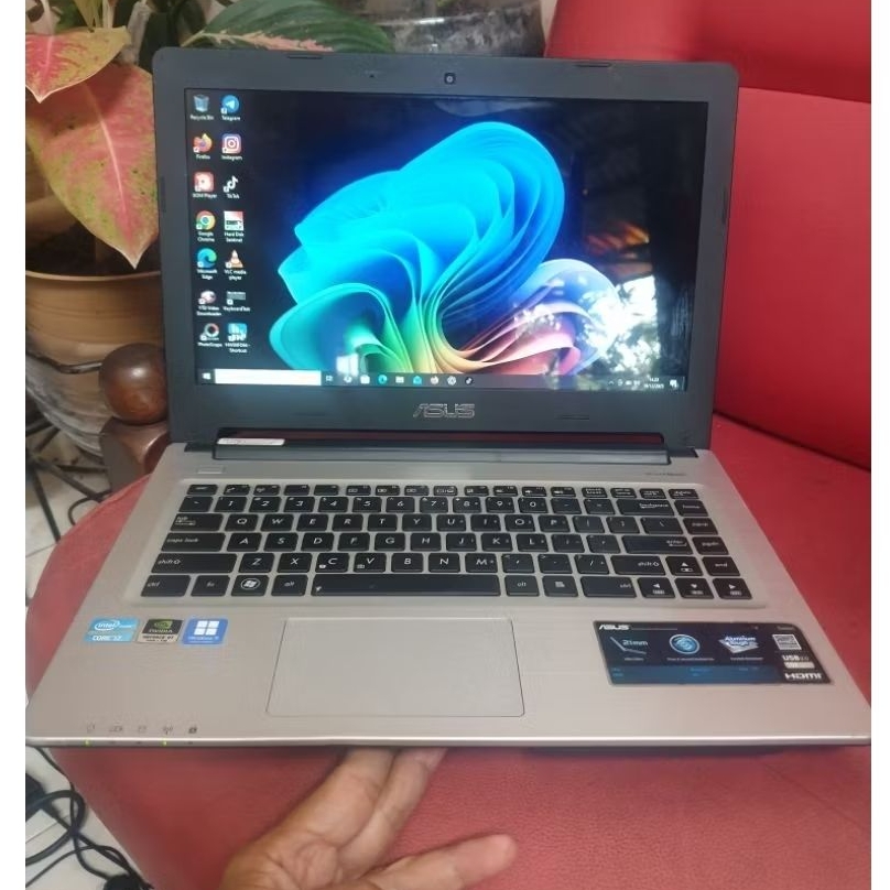 Sale Laptop Slim Asus 14'inc core i7 ram16gb SSD512Gb Siap pakai