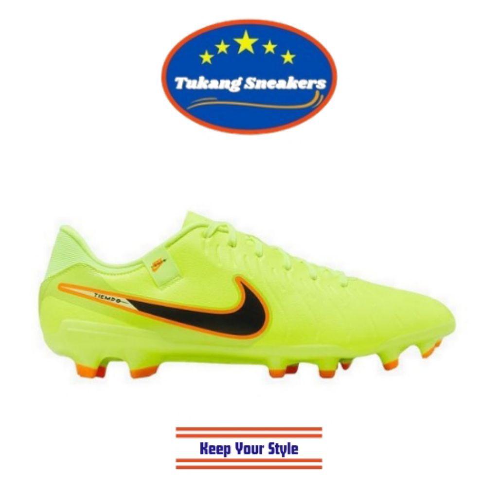 Sepatu Sepak Bola Nike Tiempo Legend 10 Academy Multi Ground Yellow NIKDV4337701