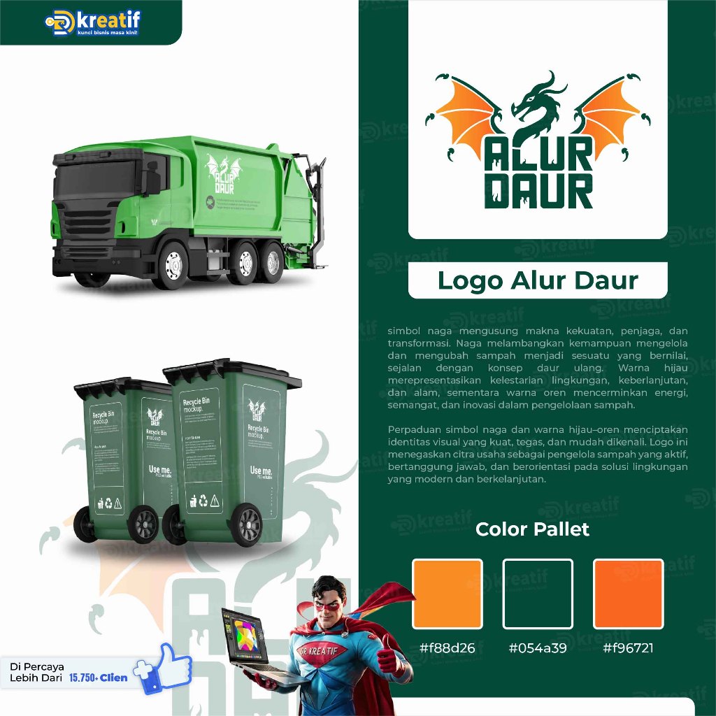 Jasa Desain Logo Perusahaan Jasa & Lingkungan Profesional