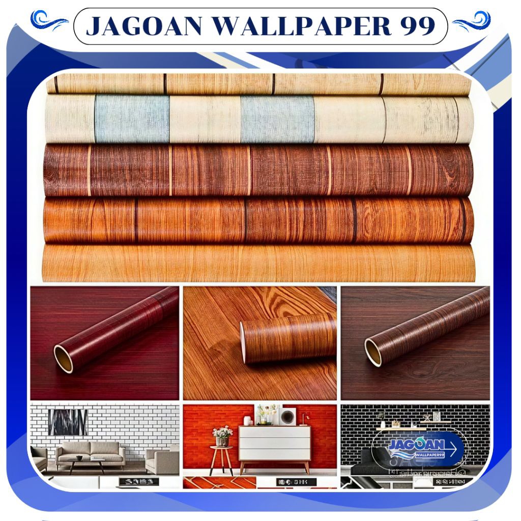 Wallpaper Dinding Kayu Wallpaper Dinding Motif Kayu Sticker Dinding Motif Kayu Salur Kuning