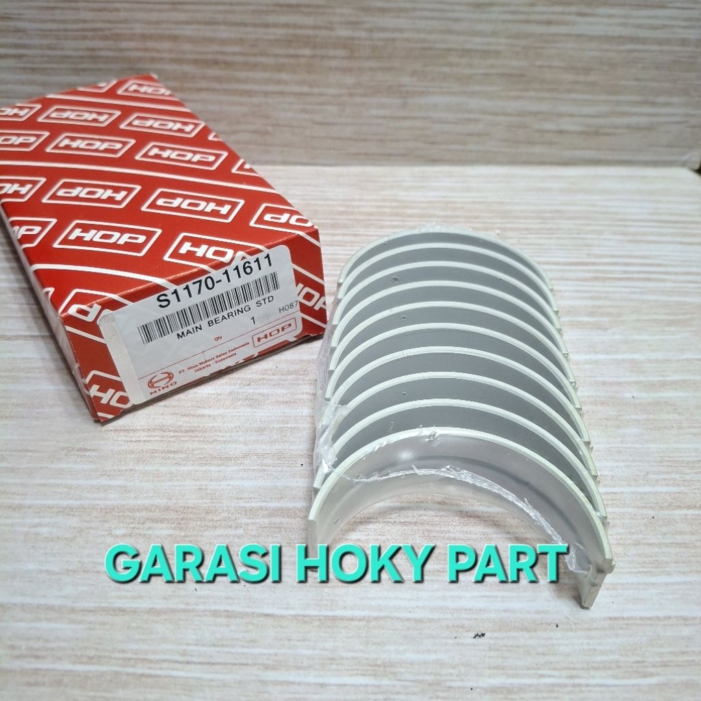 METAL DUDUK MAIN BEARING HINO DUTRO HT125 HT130 130HD HOP