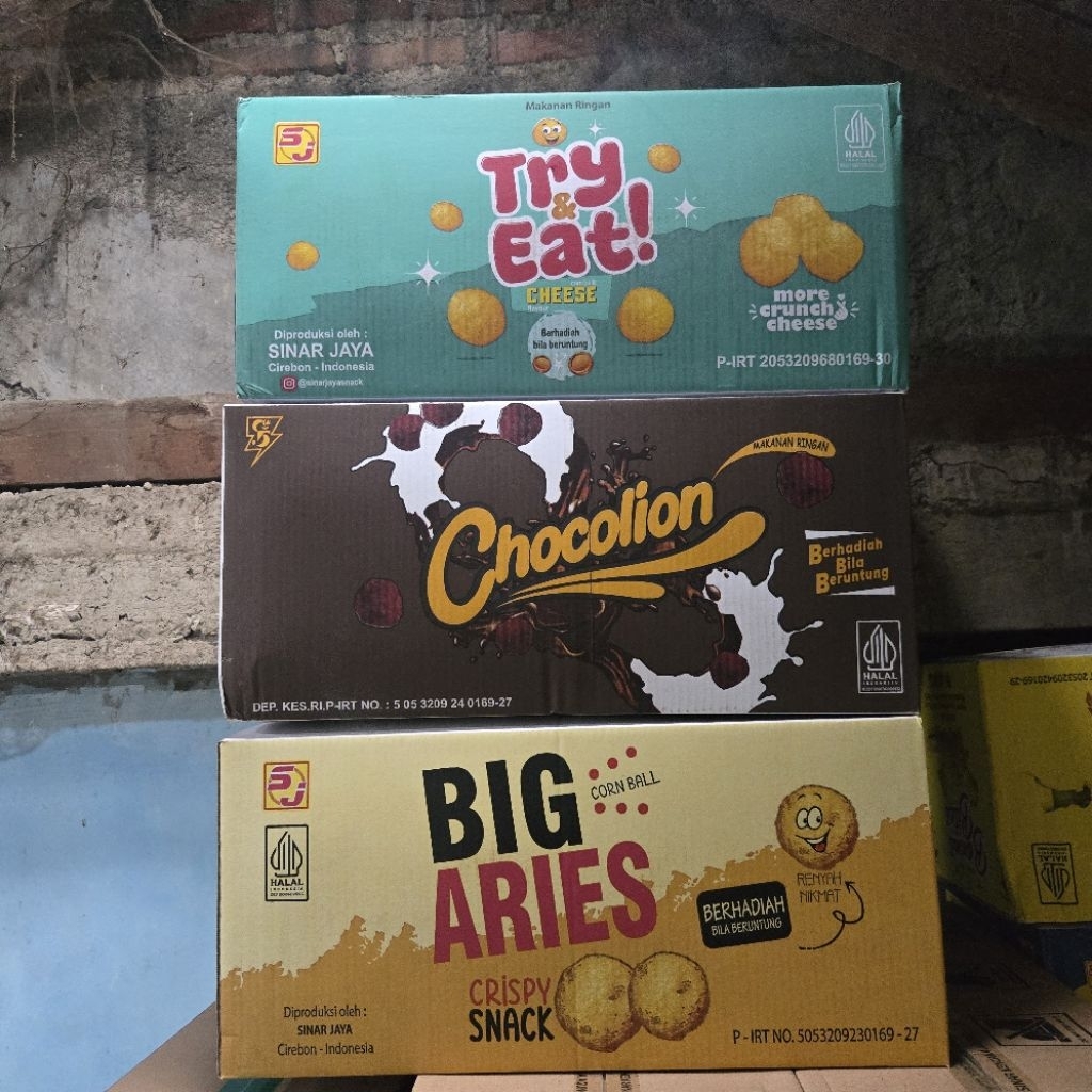 CIKI BIG ARIES COCOLION TRY EAT BERHADIAH UANG TUNAI 1 DUS / SNACK BERHADIAH UANG / CIKI BIG ARIES /