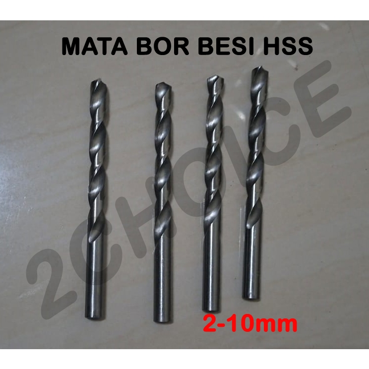 Mata Bor Besi HSS Drill  Tajam dan Tahan Lama 2mm-10mm T1287