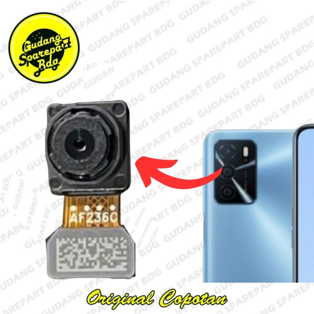 Kamera Belakang Oppo A16 Original second Copotan