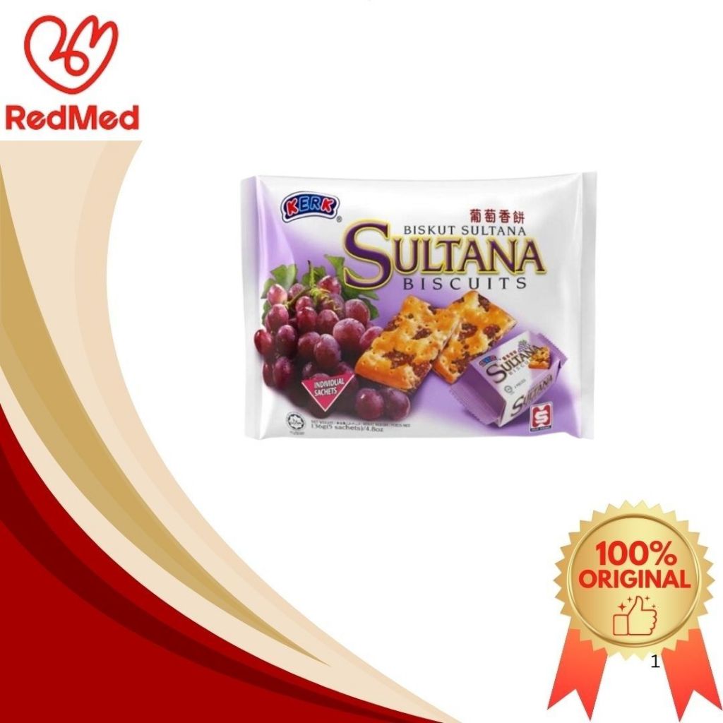 KERK SULTANA BISCUIT 136GR