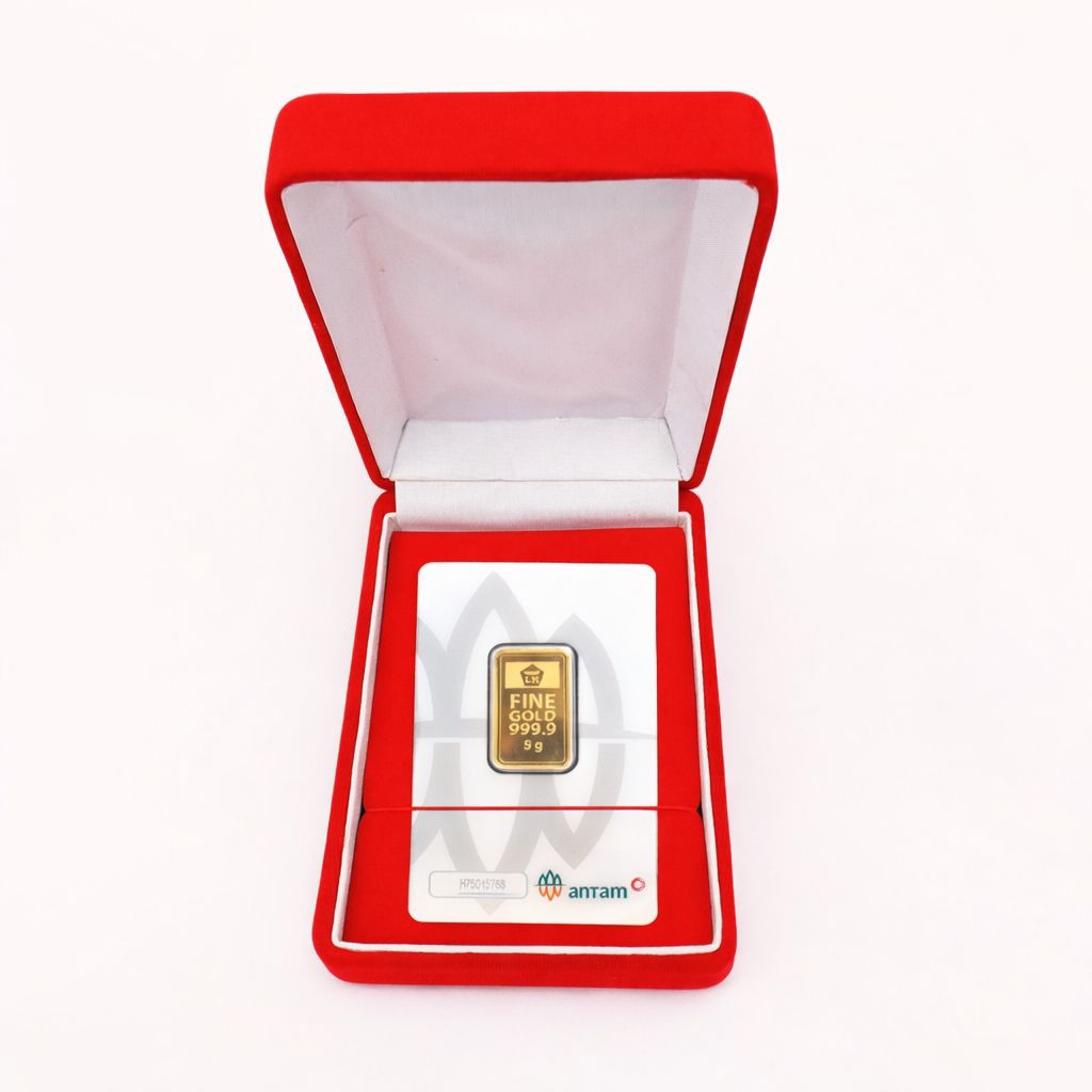Twentytwo Jewellry - Kotak Perhiasan/Kotak Emas Logam Mulia LM UBS Merah