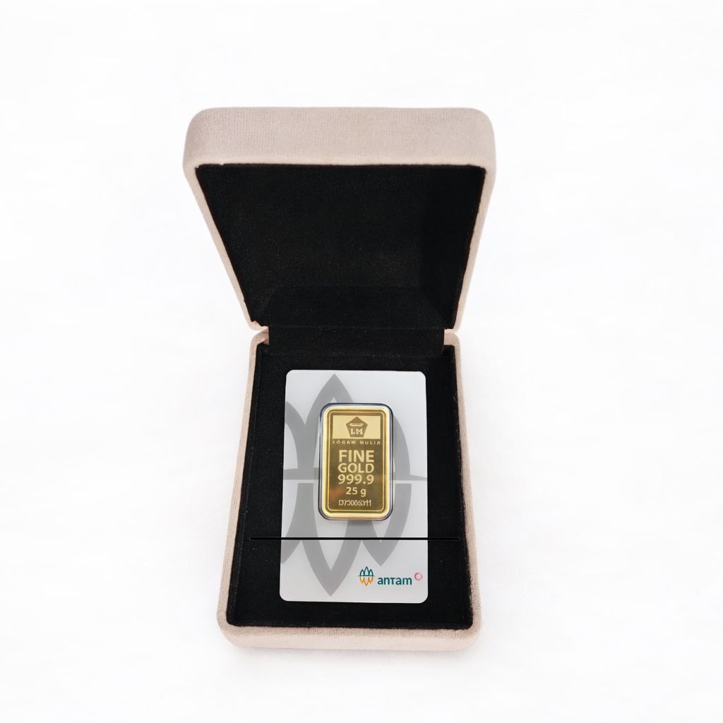 Twentytwo Jewellry - Kotak Perhiasan/Kotak Emas Logam Mulia LM UBS Cream