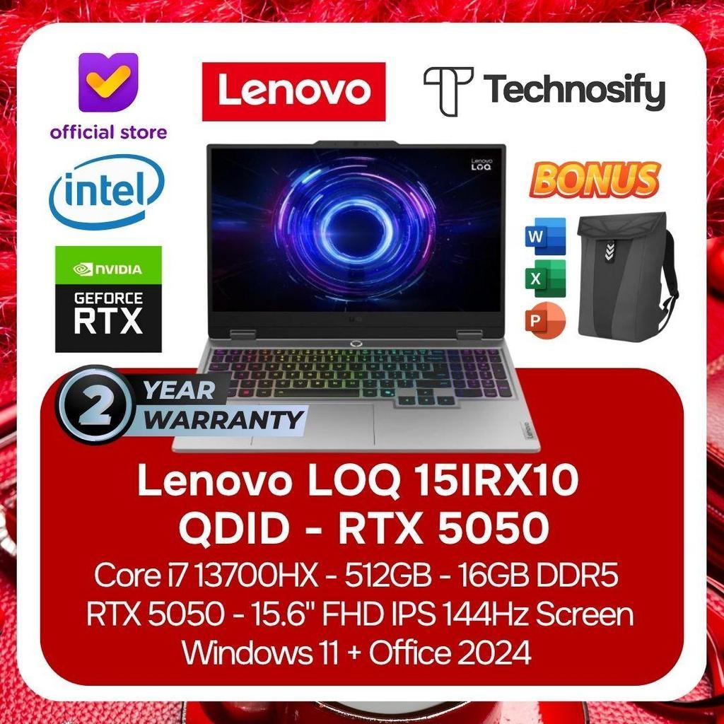 NB LENOVO LOQ 15IRX10 QDID (Intel i7-13700HX/16GB DDR5-4800/512SSD/nVidia RTX 5050 8GB/15,6" FHD (19