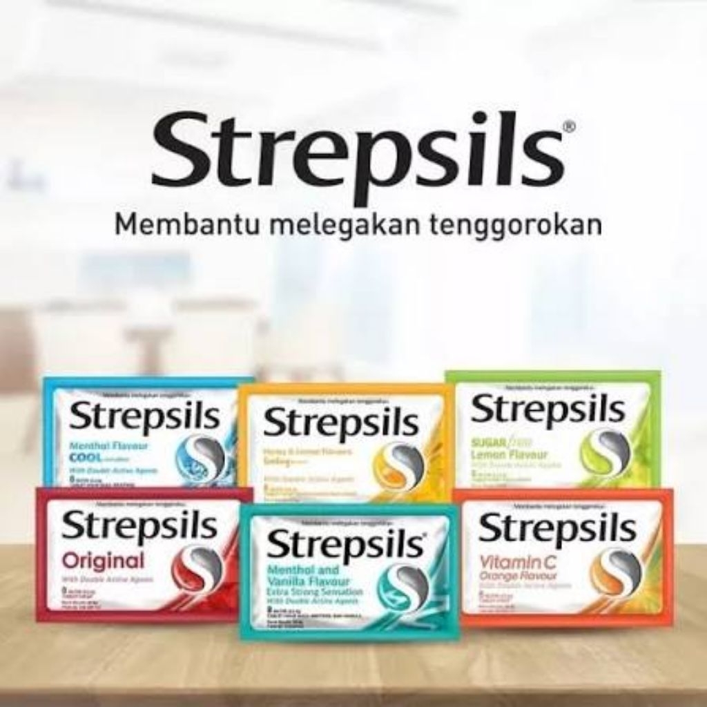 Permen Strepsil - Permen Pelega Tenggorokan | Radang