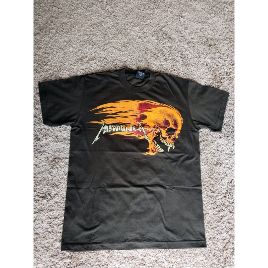 Kaos bootleg Thailand original T-shirts rock band " Metallica ".