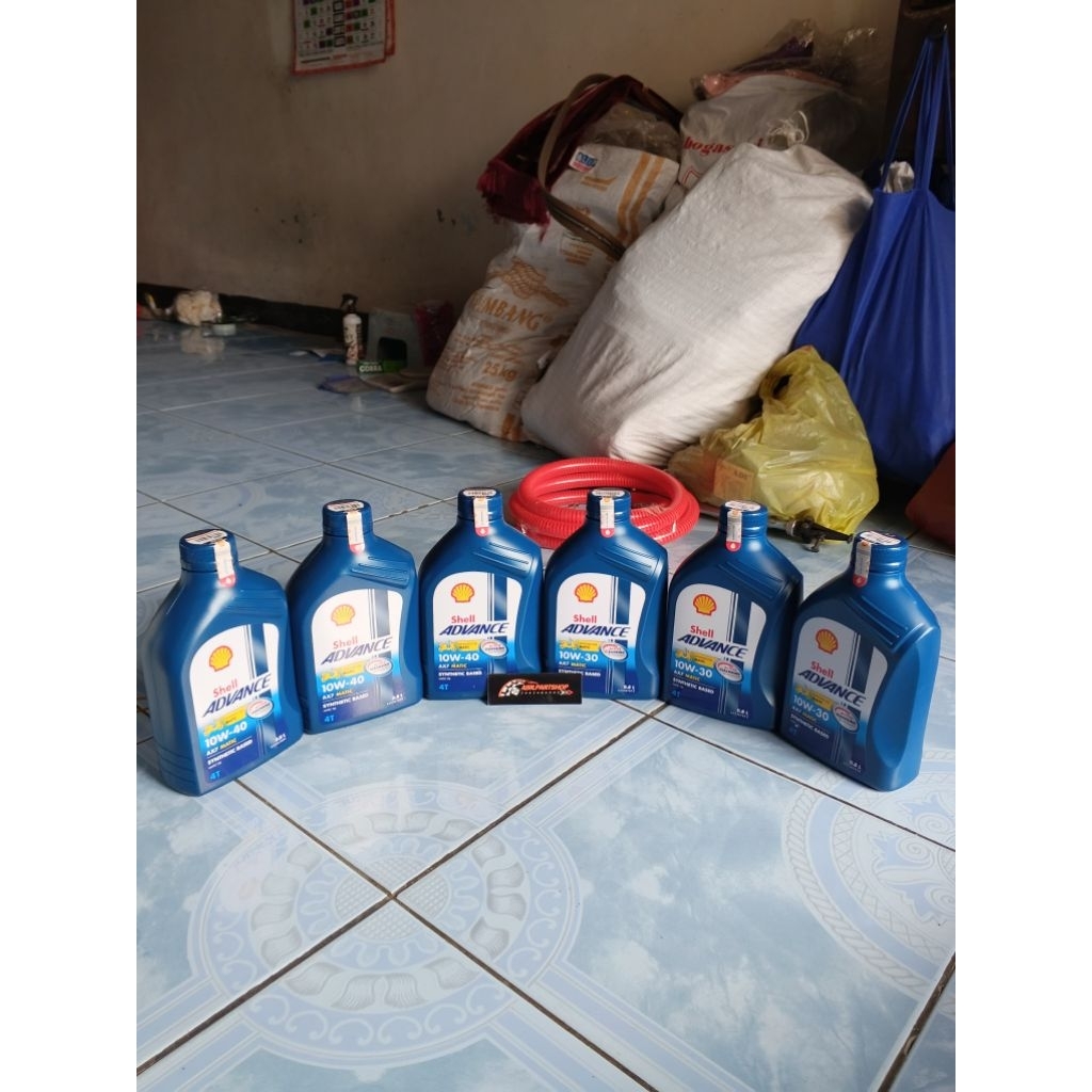 Shell Advance 4T AX7 Scooter Matic 10W-30 Synthetic Based Original scan barcode aktif