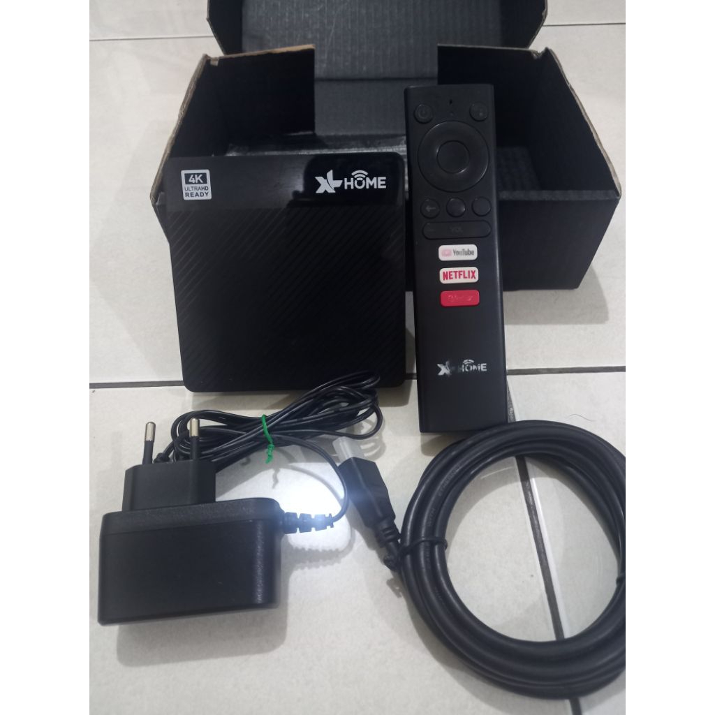 stb android akari ax512 XL Home full set tinggal nonton