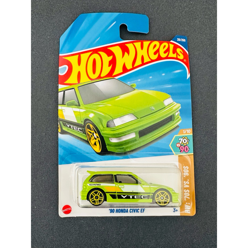 Hot Wheels 90 HONDA CIVIC EF