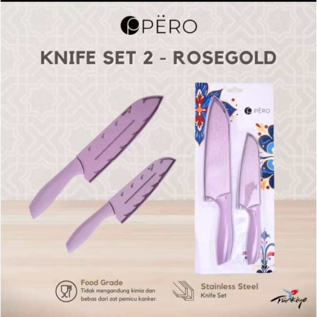 Pero granite knife set 2