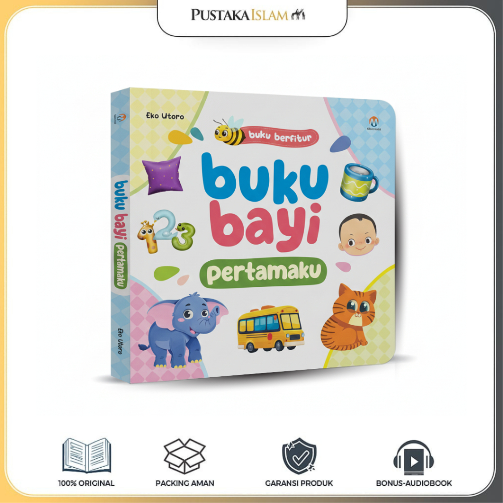 Buku Bayi Pertamaku | Buku Bayi Bergambar Tebal & Menarik