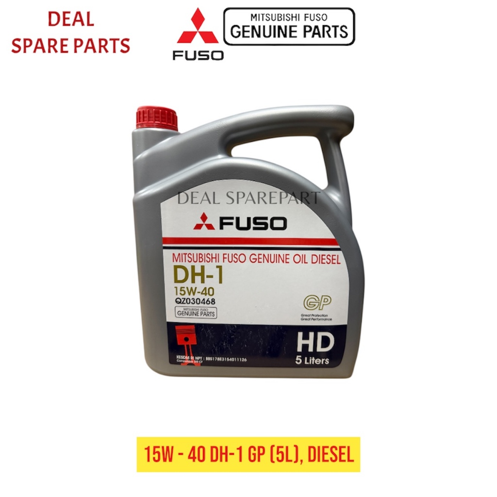 Oli Mesin Diesel 15W-40 DH-1 GP 5 Liter Original Mitsubishi QZ030468