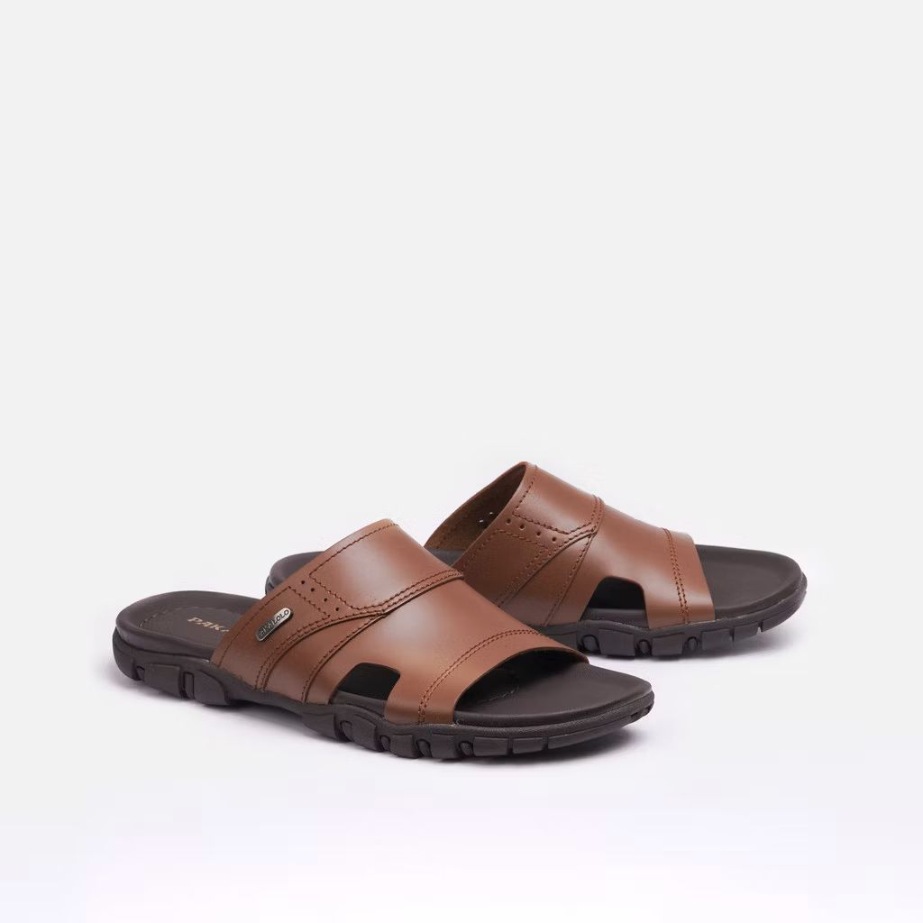 PAKALOLO BRAVIA 05 / Sandal Pria Kulit Asli / Sendal Selop Terbaru Original
