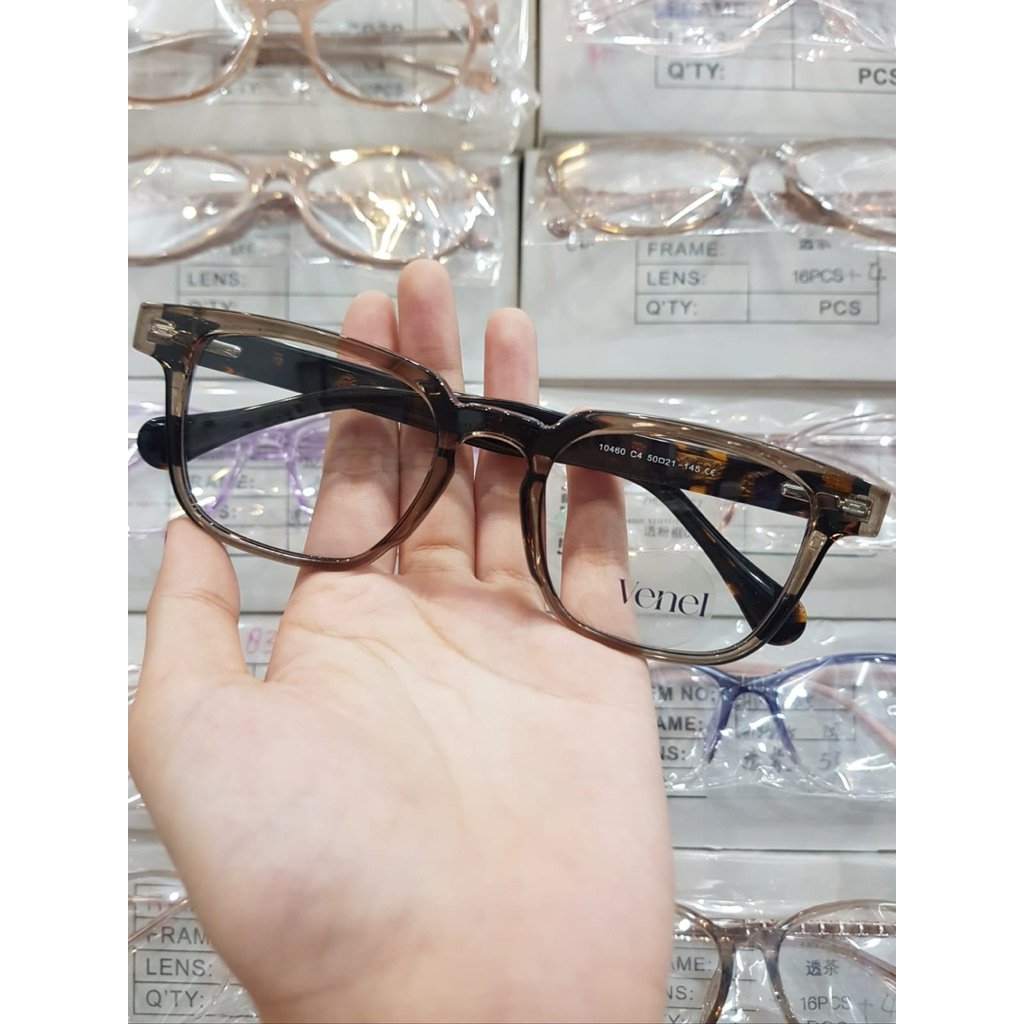 kacamata tebal unisex pria wanita model petak gaul kode 10460 anti radiasi blueray photocromic