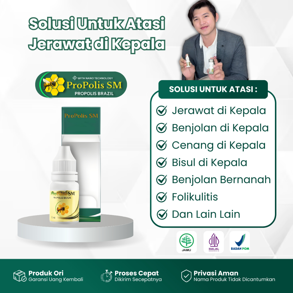 Obat Jerawat di Kulit Kepala, Obat Benjolan Bernanah di Kepala, Obat Cenang di Kepala, Obat Bisul di