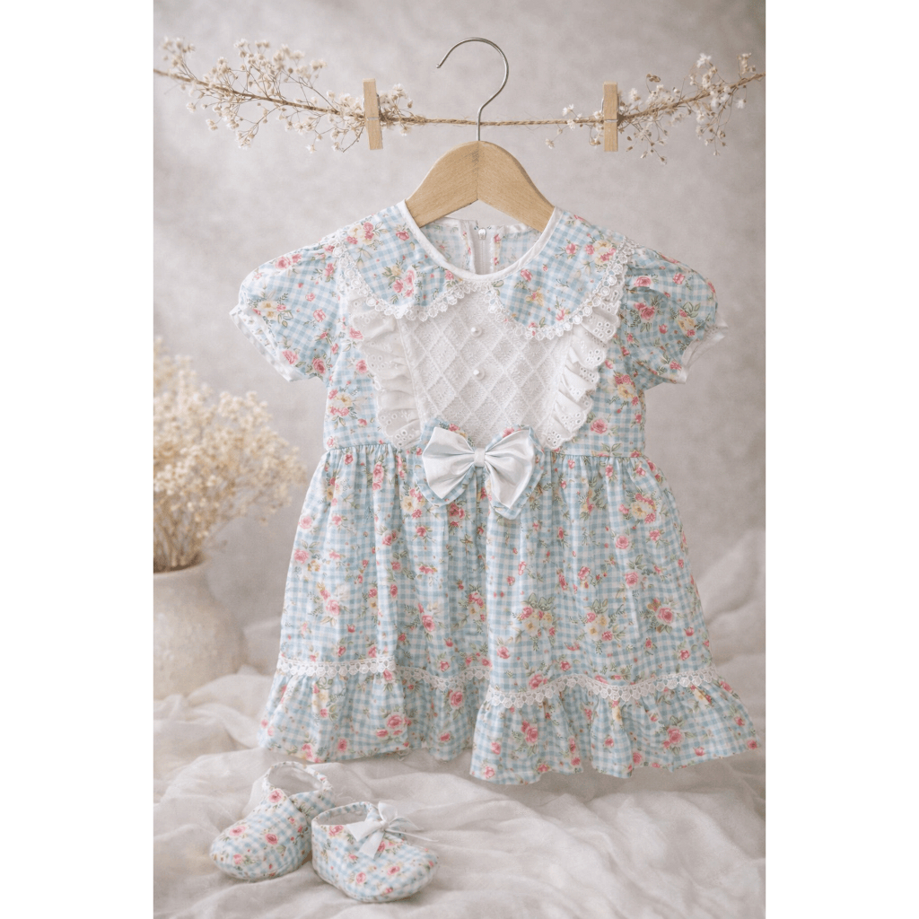 LittleMiu Dress Tunik Anak Perempuan Lengan Pendek