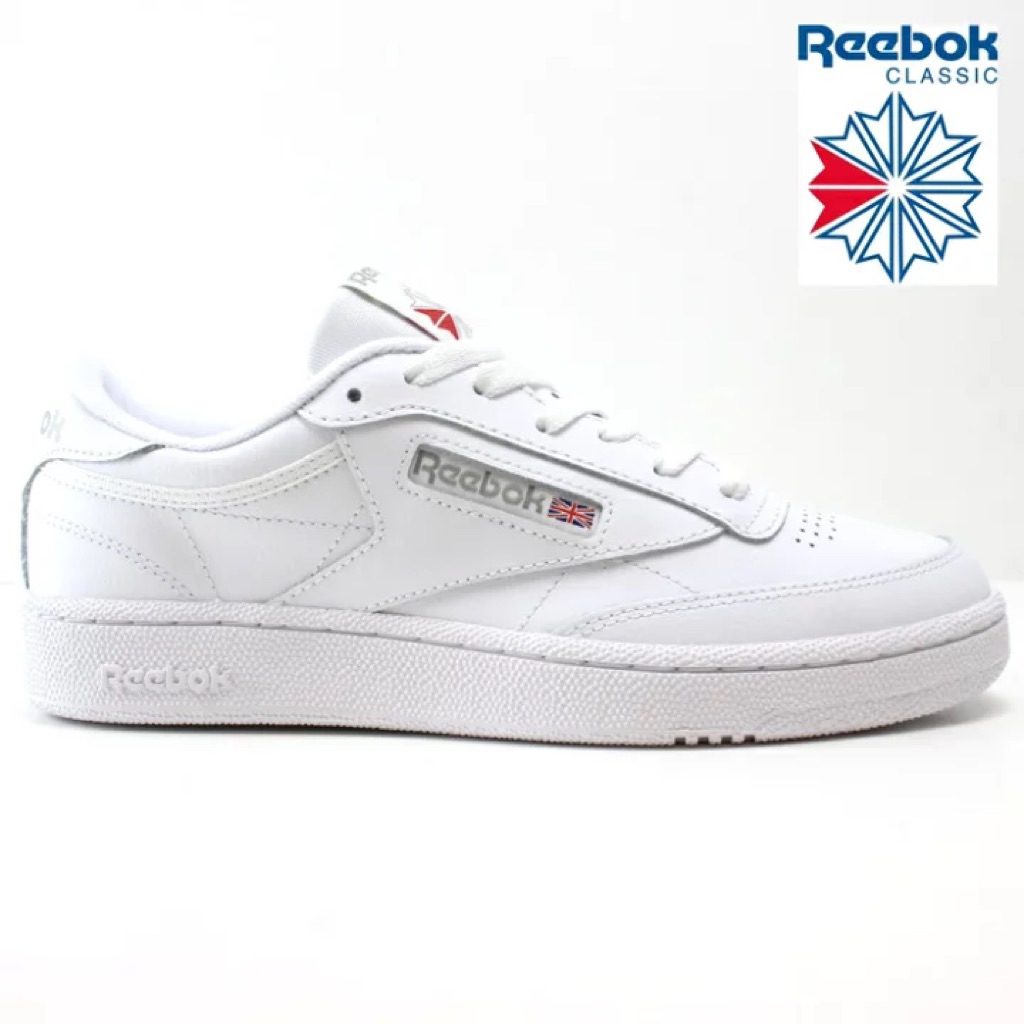 REEBOK CLUB C 85 WHITE SHEER GREY BNIB RESMI 100000154