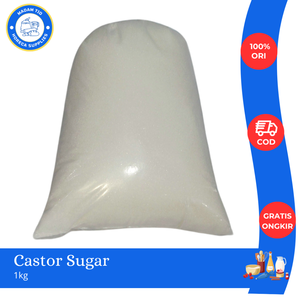Castor Sugar (Gula Pasir Castor) 1kg 1pcs