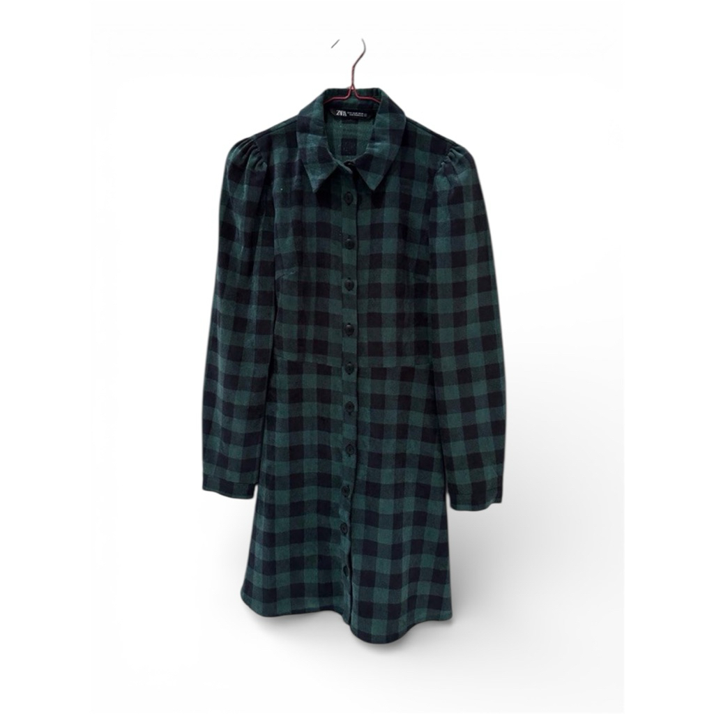 ZARA - TARTAN DRESS