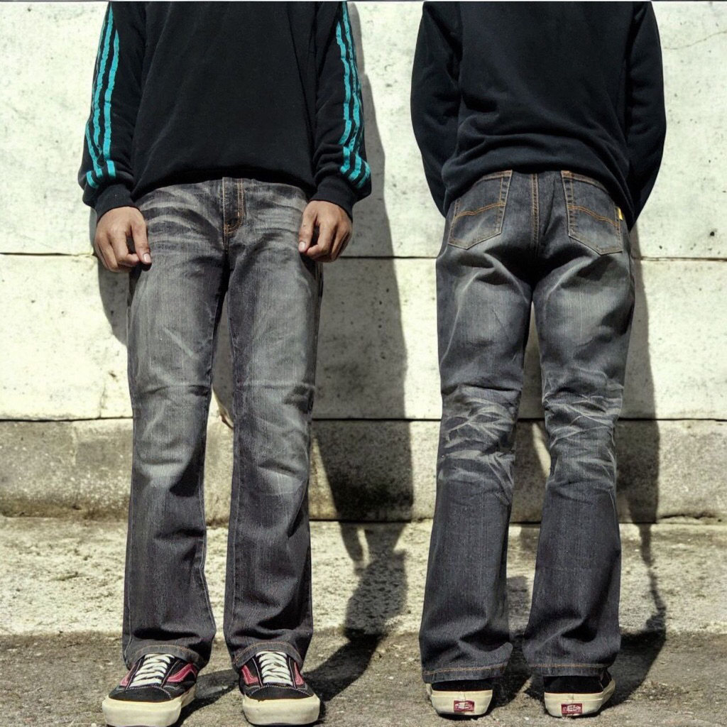 Size 28 Celana Panjang Longpants Jeans Genuine Grey Washed Original Second Preloved #CJ171