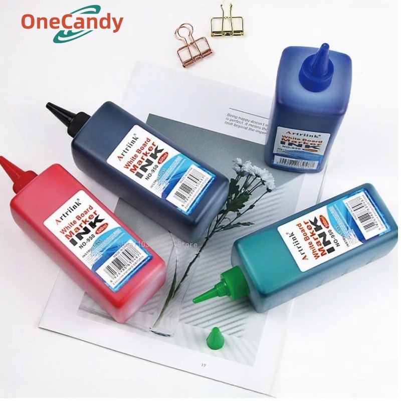 500ML Tinta Spidol Permanen Refill Tinta Spidol Permanent Tinta Spidol Hitam Isi Tinta Spidol Perman