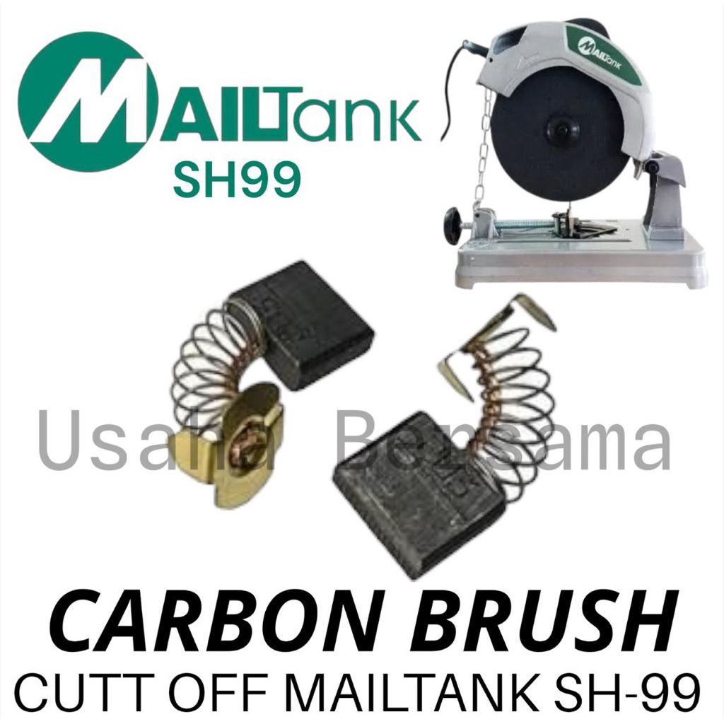 CARBON BRUSH CUTT OFF MAILTANK SH09 BROSTEL CUTTING WHEEL MAILTANK SH 99 ARANG MESIN PEMOTONG BESI P