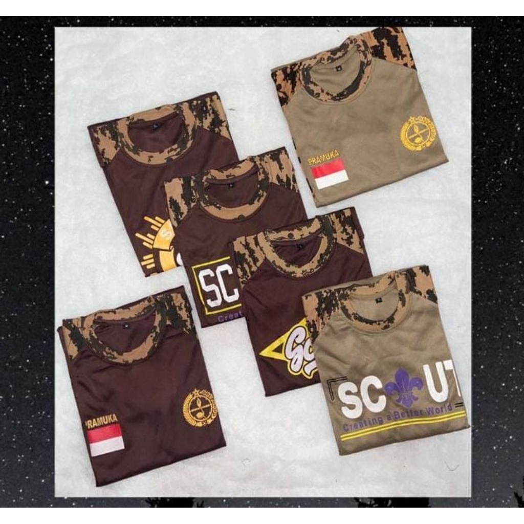 Kaos Reglan Kedai Perlengkapan Pramuka