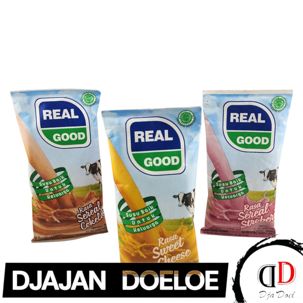 Susu UHT Real Good Bantal - Netto 150 ml.