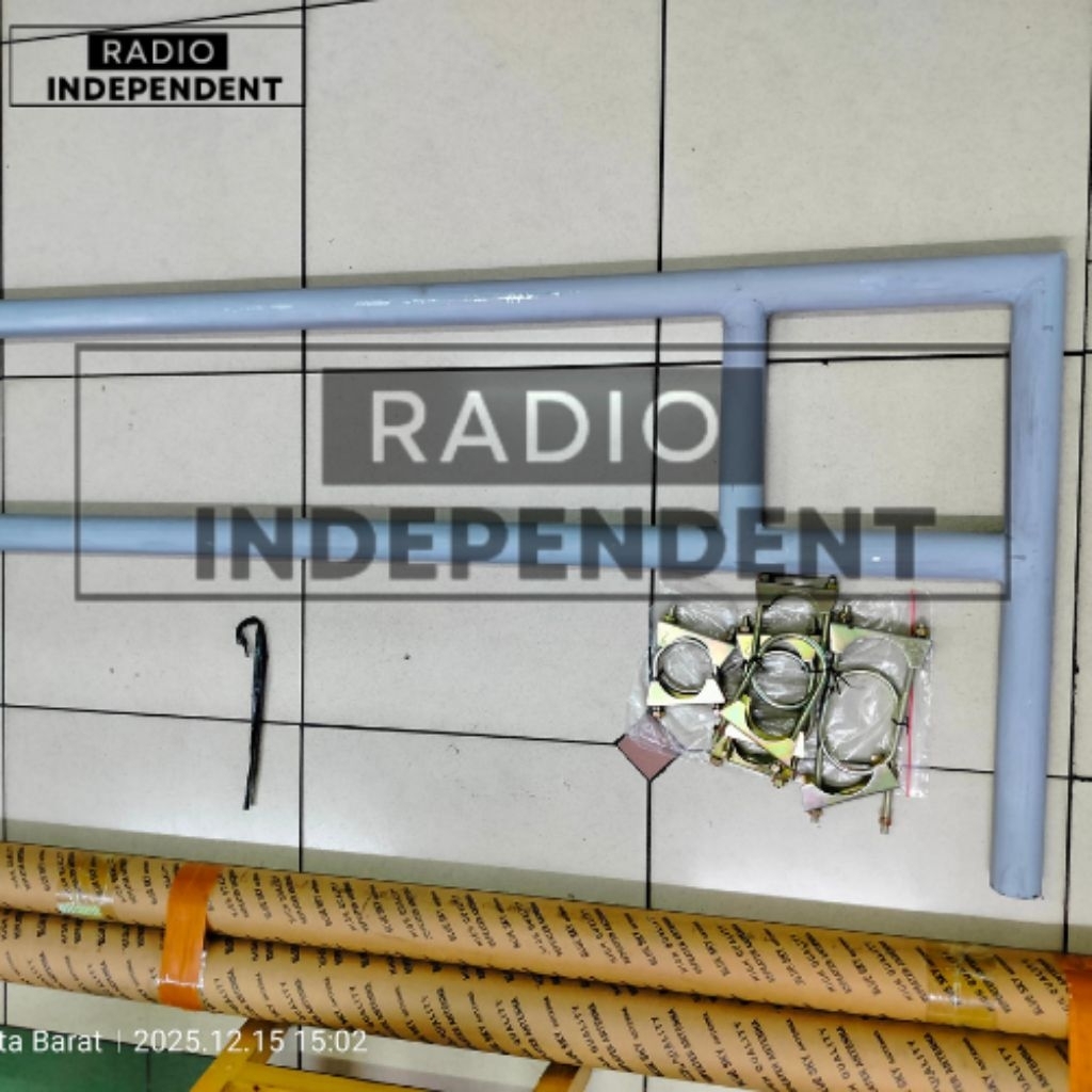 STANG/STEND DAN KLEM ANTENA PEMANCAR Radio RPU