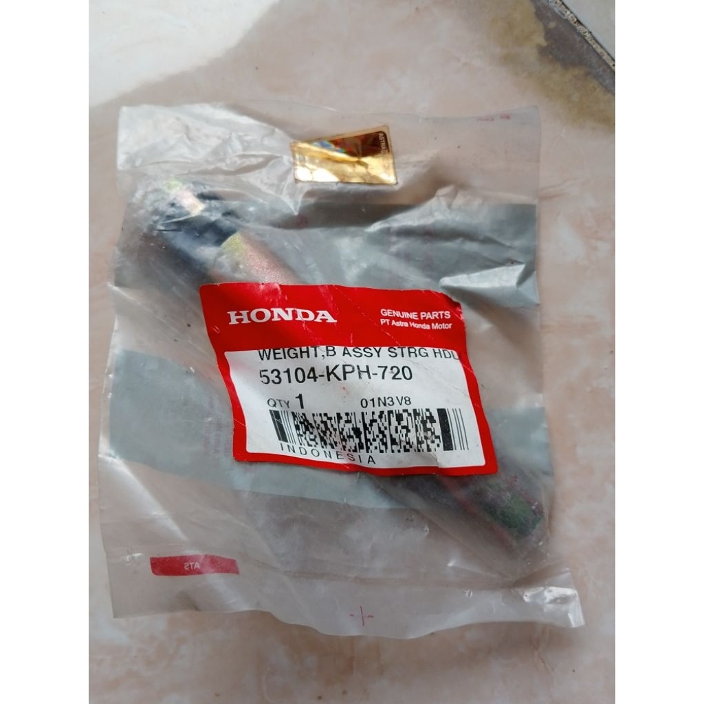 DUDUKAN JALU BANDUL STANG STIR KEMUDI SUPRA X125  X 125 KHARISMA KIRANA CS1 KARISMA ORI AHM 53104-KP