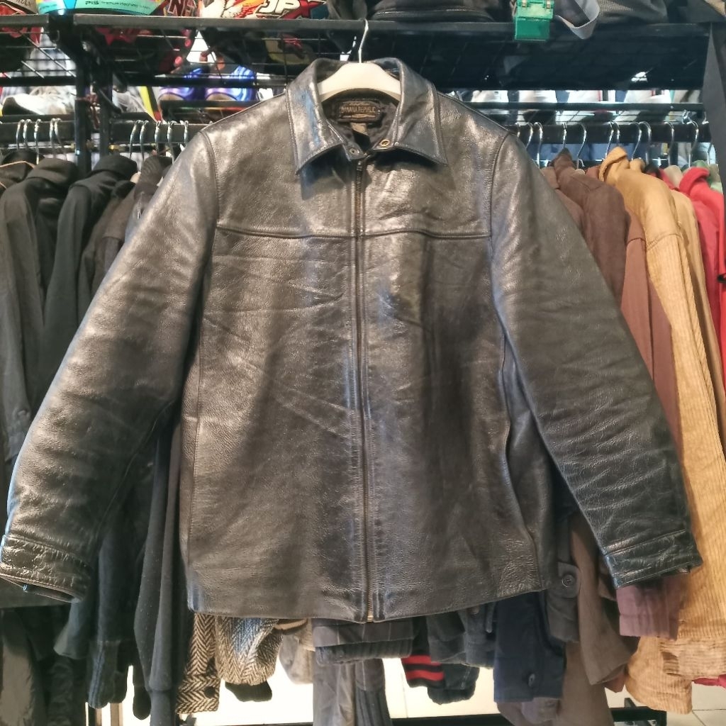 JAKET KULIT ASLI BANANA REPUBLIC