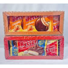 Biskuit Wafel Better Karamel - Coklat Gurih, Krim Vanilla Lembut, Kemasan Praktis