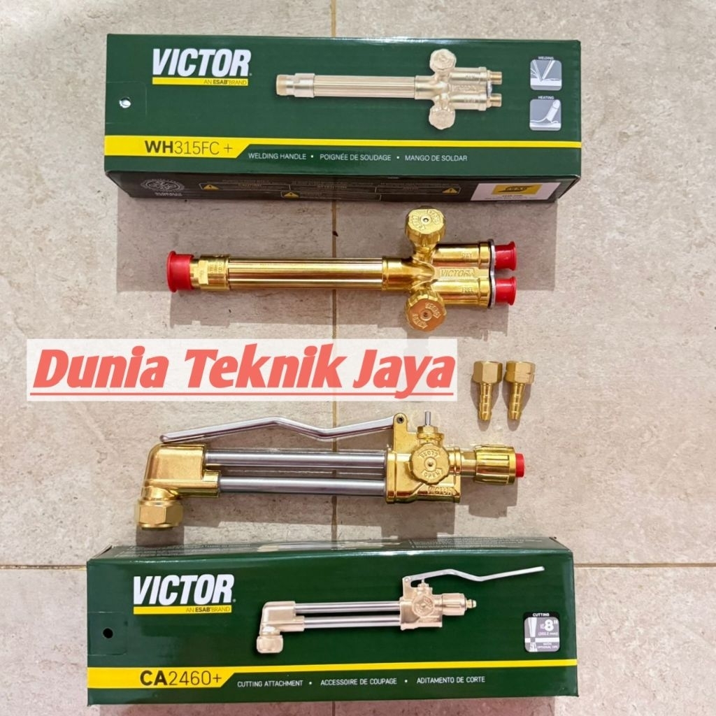 Cutting torch blender potong las cutting attachment CA2460+ welding handle WH315FC+ & nepel connecto