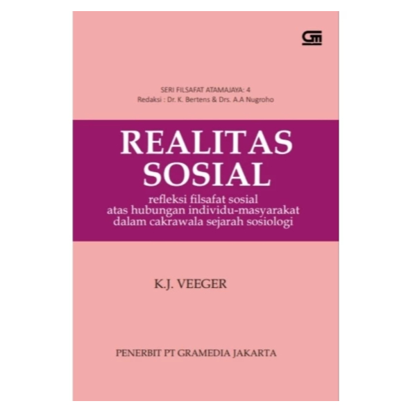 REALITAS SOSIAL refleksi filsafat sosial atas hubungan individu - masyarakat dalam cakrawala sejarah