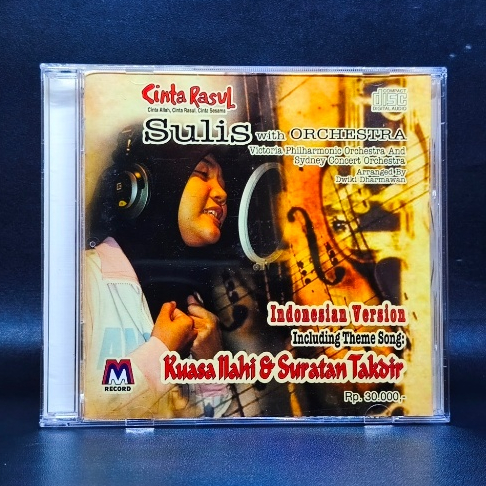 CD SULIS WITH ORCHESTRA - CINTA RASUL KUASA ILAHI & SURATAN TAKDIR ORIGINAL