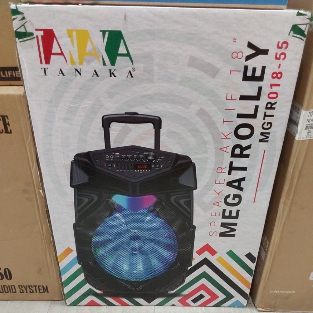 SPEAKER AKTIF TANAKA MEGATROLLEY 18inch (MGTR018-55)