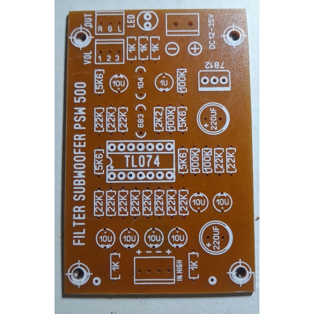 PCB FILTER SUBWOOFER PSW500 SOKET