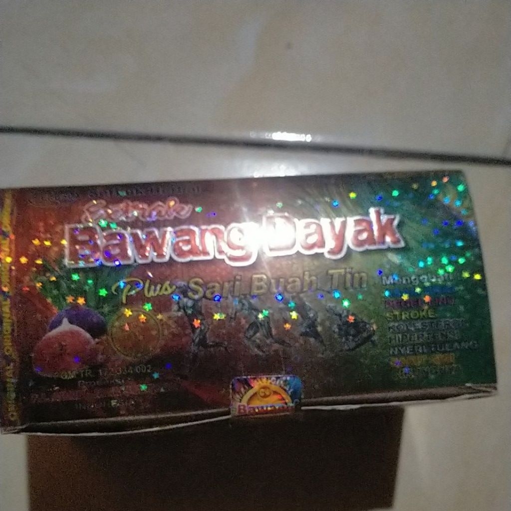 bawang Dayak plus sari buah tin 100% original