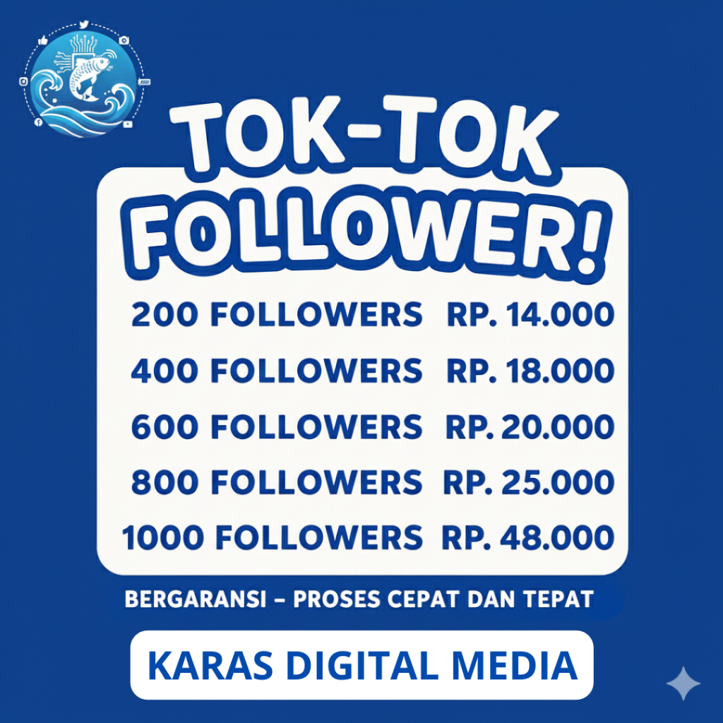 Pengikut Tiktok Followers Tiktok TikTok - Aman, Cepat Bergaransi