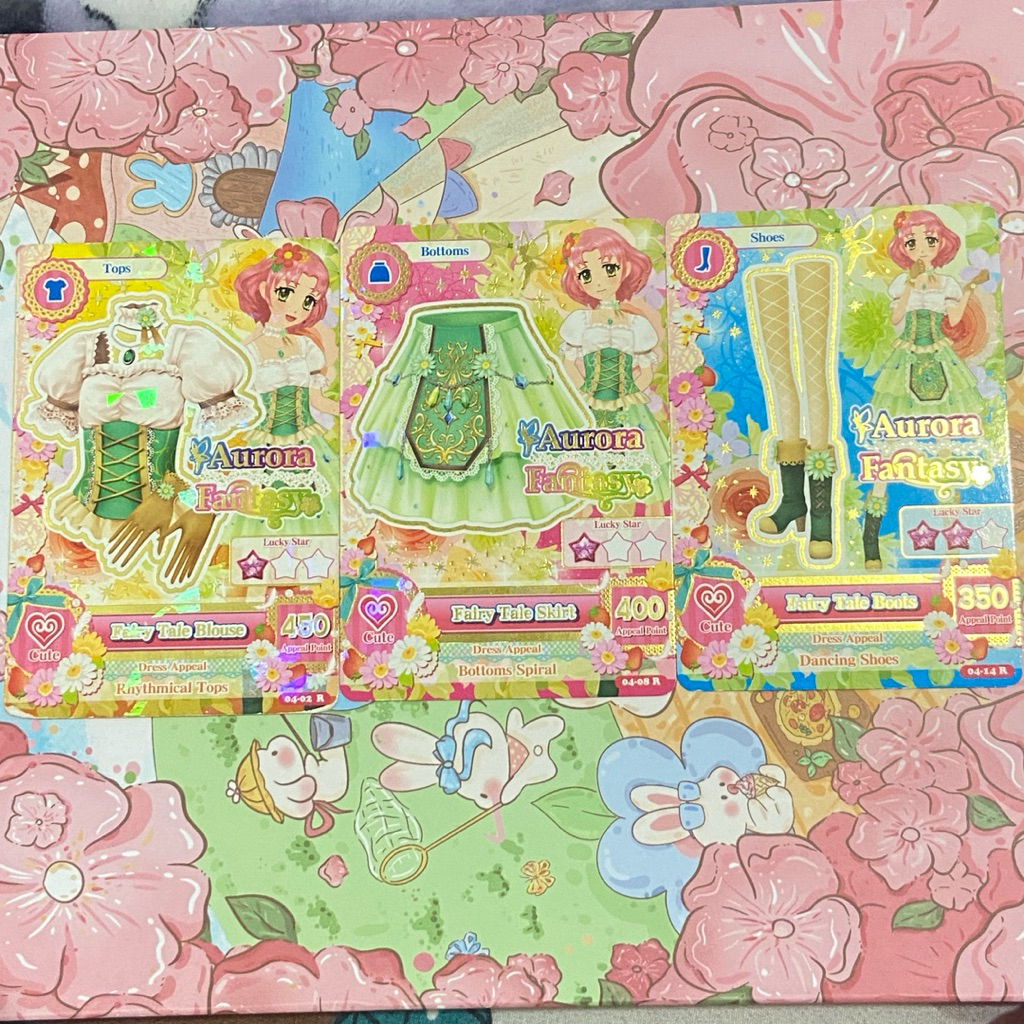 aikatsu card fairy tale set sakura