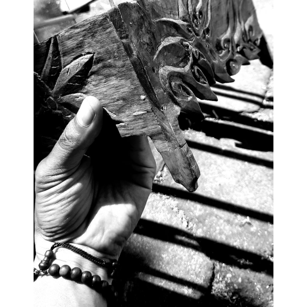 sangkar burung kecil ukir 3d kayu jati