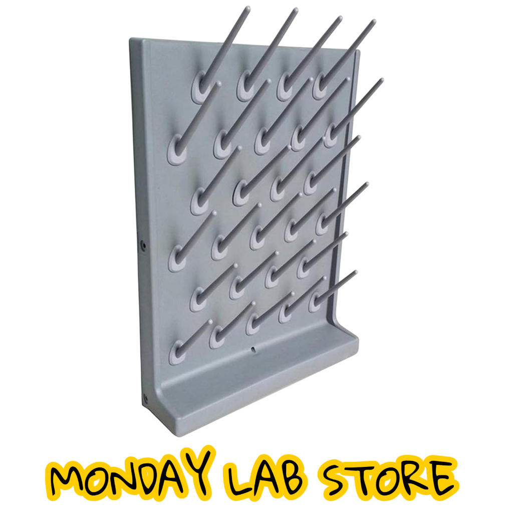 Drying Rack Laboratory 27 Pegs Draining Rack / Lab Glassware Drying Rack